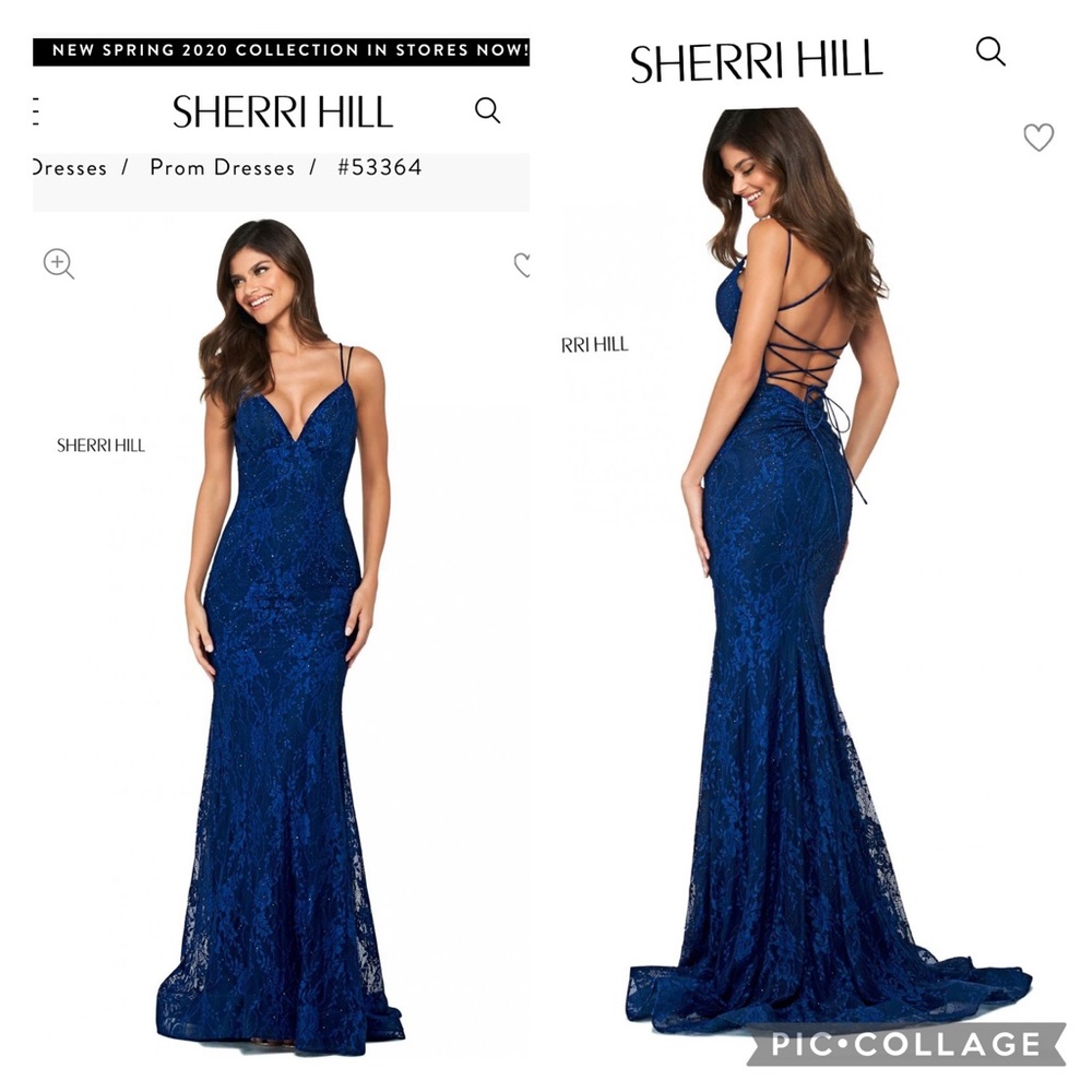 Sherri Hill Navy Dress